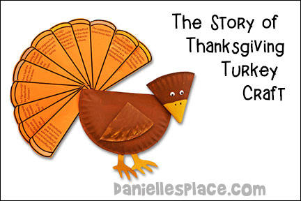 The Story of Thanksgiving Turkey Paper Plate Craft