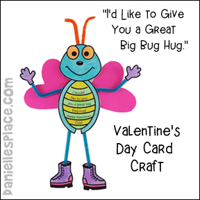 Bug Hug Valentine's Day  Card