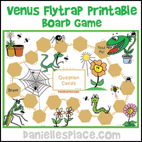 Venus Flytrap Printable Board Game