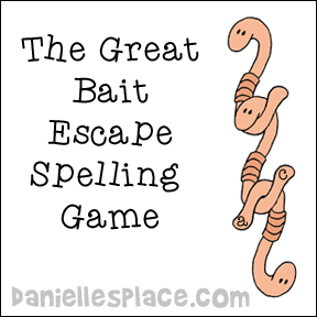 "The Great Bait Escape" Worm Spelling Game