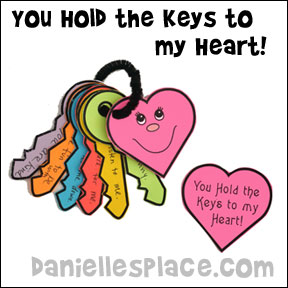 "You Hold the Keys to My Heart!" Mother's Day Card