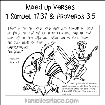 Bible Verse Activity Sheet