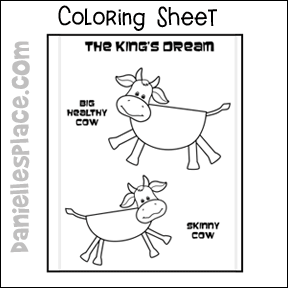 Cow Coloring Sheet or Activity Sheet