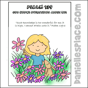 "God Knows Me" Coloring Sheet