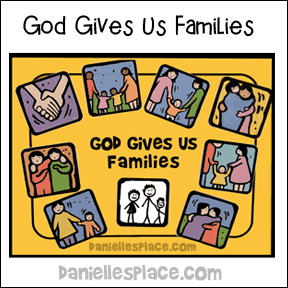 God Gives Us Families Activity Sheet