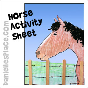 Horse Activity Sheet