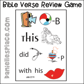 Job Bible Verse Review Game