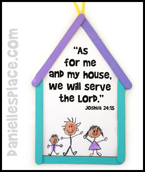 "We Will Serve the Lord" Wall Hanging