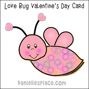 Love Bug Shape Book