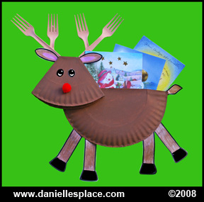 Paper Plate Reindeer Craft