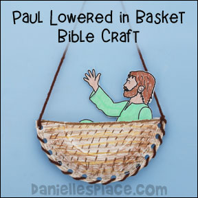 Paul in a Basket Craft