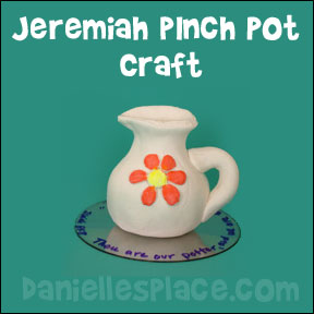 Potter and Clay Pinch Pot Bible Craft