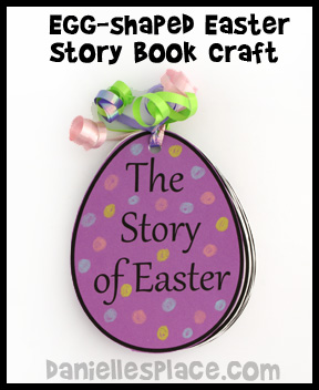 Story of Easter Egg Book Craft
