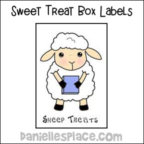 Sheep Sweet Treat Gift Box Craft