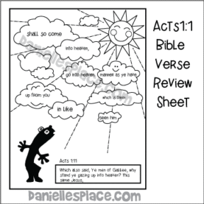 Bible Verse Review Sheets - The Resource Room