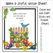 Make a Joyful Noise Bible Lesson