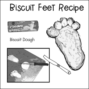 Biscuit feet craft