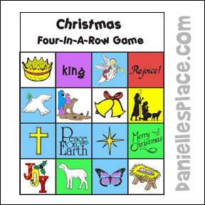 Christmas Four-In-A-Row Game