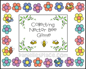 Collecting Nectar Printable Bee Game Board