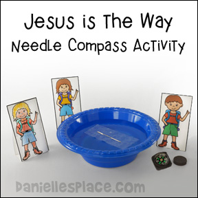Jesus is the Way Backpacking Paper Dolls and Discover Which Way is North