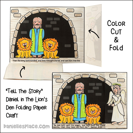 "Tell the Story" Daniel in the Lion's Den Craft