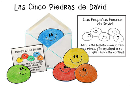 David's Little Stones Spanish Bible Craft