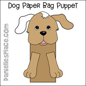 Dog Paper Bag Craft