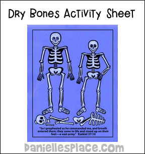 Ezekiel Dry Bones Activity Sheet