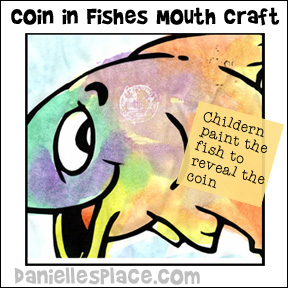 Coin in Fishes Mouth Activity Sheet
