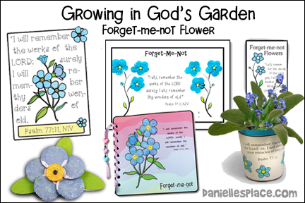 Growing in God's Garden - Forget-me-not Bible Lesson for Children's Ministry