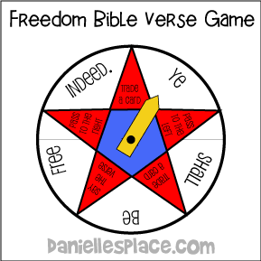 Freedom Bible Verse Review Game