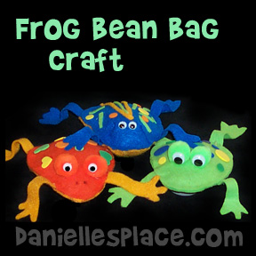 Frog Bean Bag Craft