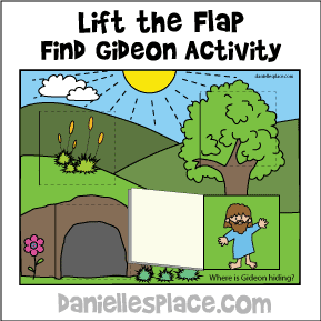 Gideon Lift-the-Flap Activity Sheet