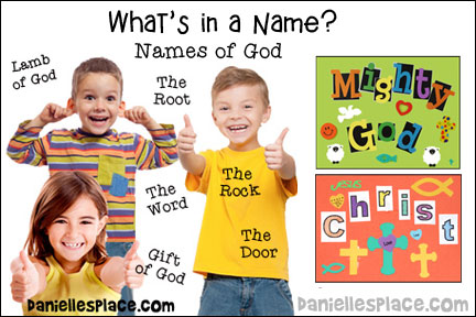 What's in a Name? God's Names Bible Lesson