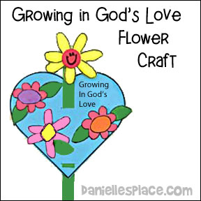 Growing in Love Flower Craft