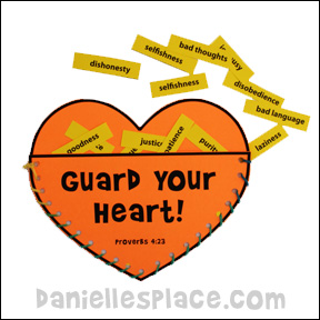 Guard Your Heart Pocket Craft