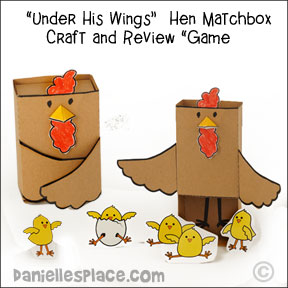 Hen and Chicks Matchbox Crafts