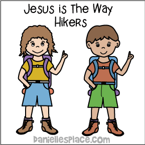 Jesus is the Way Backpacking Paper Dolls and Discover Which Way is North