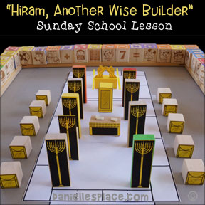 Hiram Builds a Temple - Use Blocks to Build a Wall
