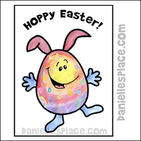 Hoppy Easter Coloring Sheet