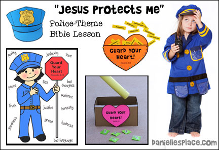 Jesus Rescues Me - Police for Sunday School and Children's Ministry, Including Bible Crafts, Games, songs,  and Bible Verse Review Activities, 

daniellesplace.com, daniellespace.com, daniellplace.com, daniellsplace.com, danielsplace,com, danielspace.com, danielplace.com, danilesplace.com, danielplace.com
