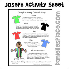 Joseph Activity Sheet