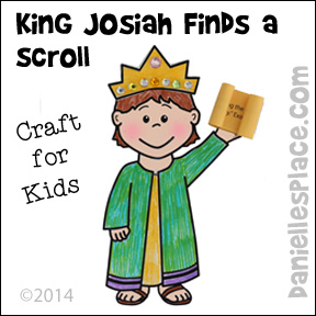 King Josiah Finds a Scroll Craft