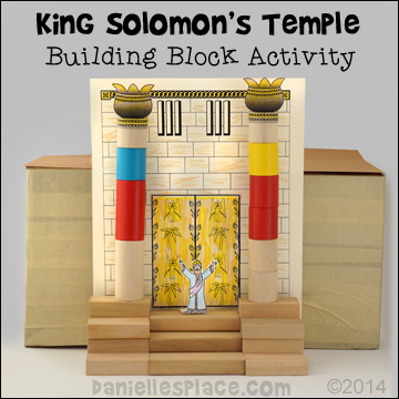 Using Blocks to Build Replicas of Solomon's Temple or Parts of the Temple