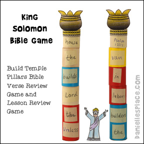 Boaz and Jachin Bible Verse Review Game