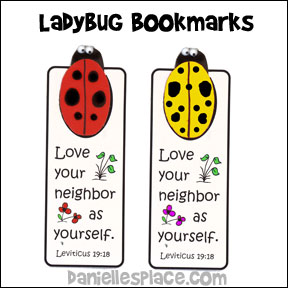 Ladybug Bookmark