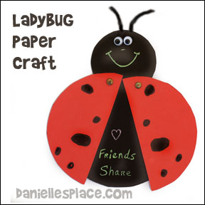 Paper Ladybug Craft