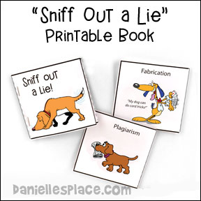 Sniff Out a Lie Printable Book
