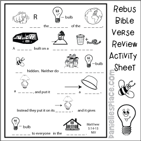 Bible Verse Review Rebus