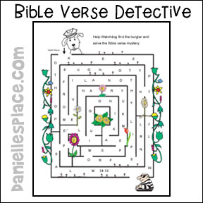 "Be a Detective" Activity Sheet